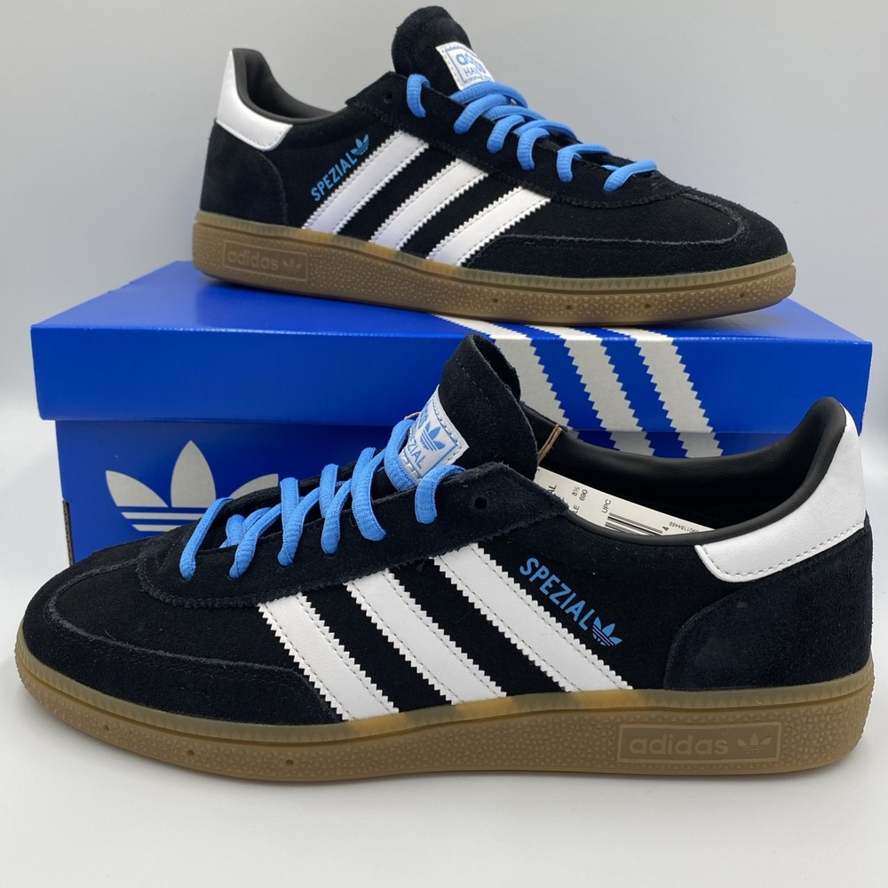 adidas Argentina Handball Spezial AFA Black Gum Shoes Men's Size 9.5 HP3673 NIB
